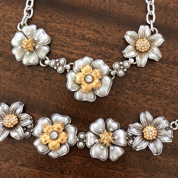 NWT Brighton RETRO GARDEN necklace and bracelet set - Picture 2 of 10